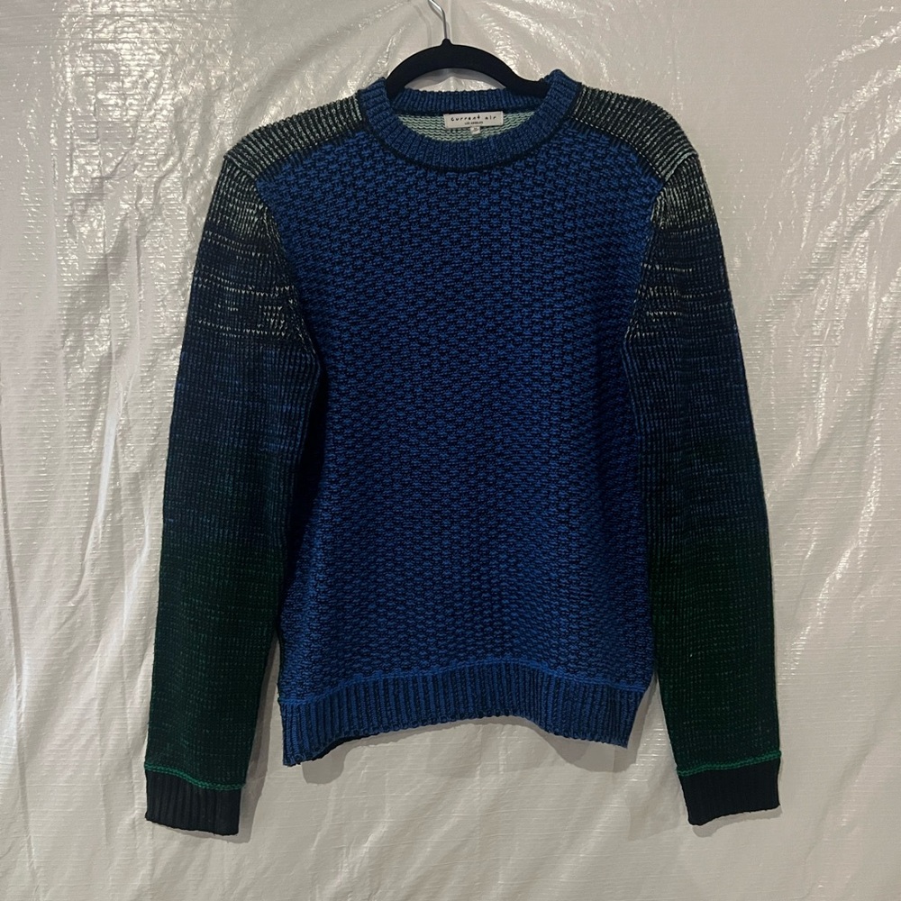 Current Air Blue Knit Sweater Size Medium
